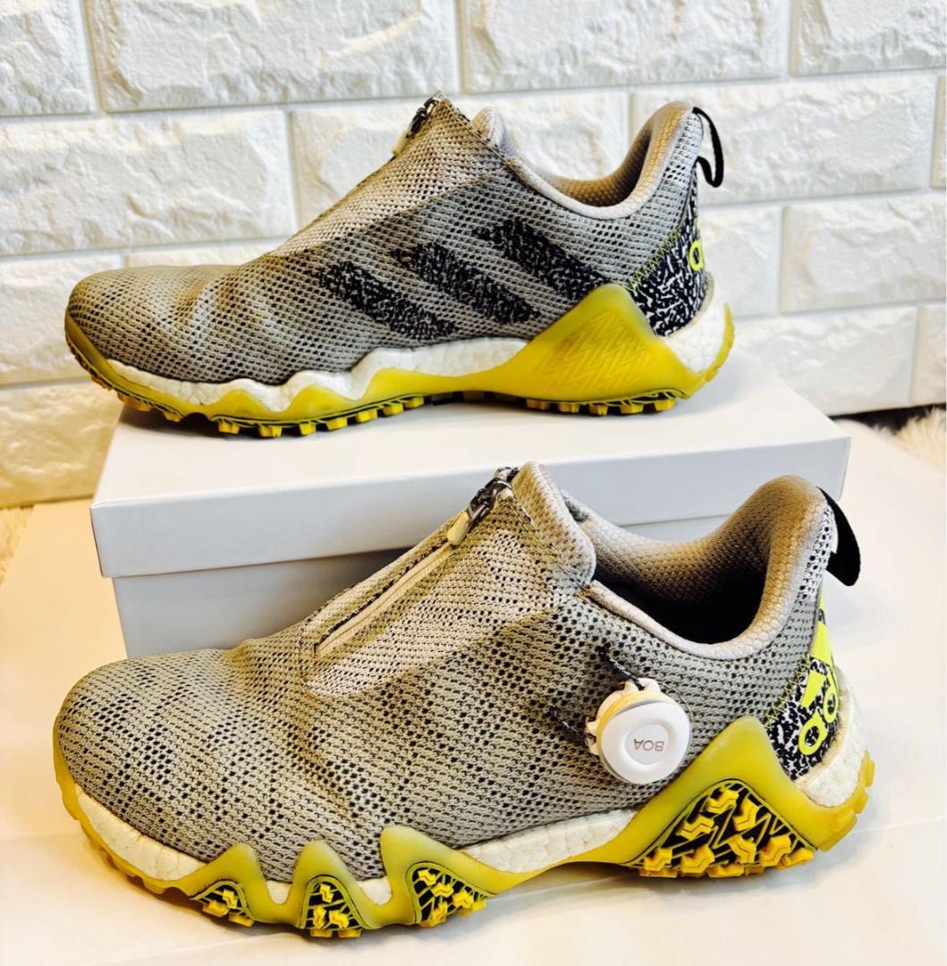 美品　adidas GX0199 ゴルフシューズ コードカオス22 BOA 26
