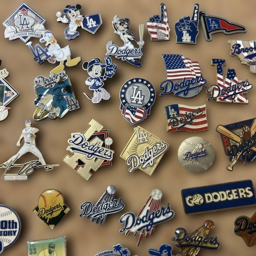 LA ロサンゼルス・ドジャース、野球 ピンバッジ色々☆ まとめ売り☆83個