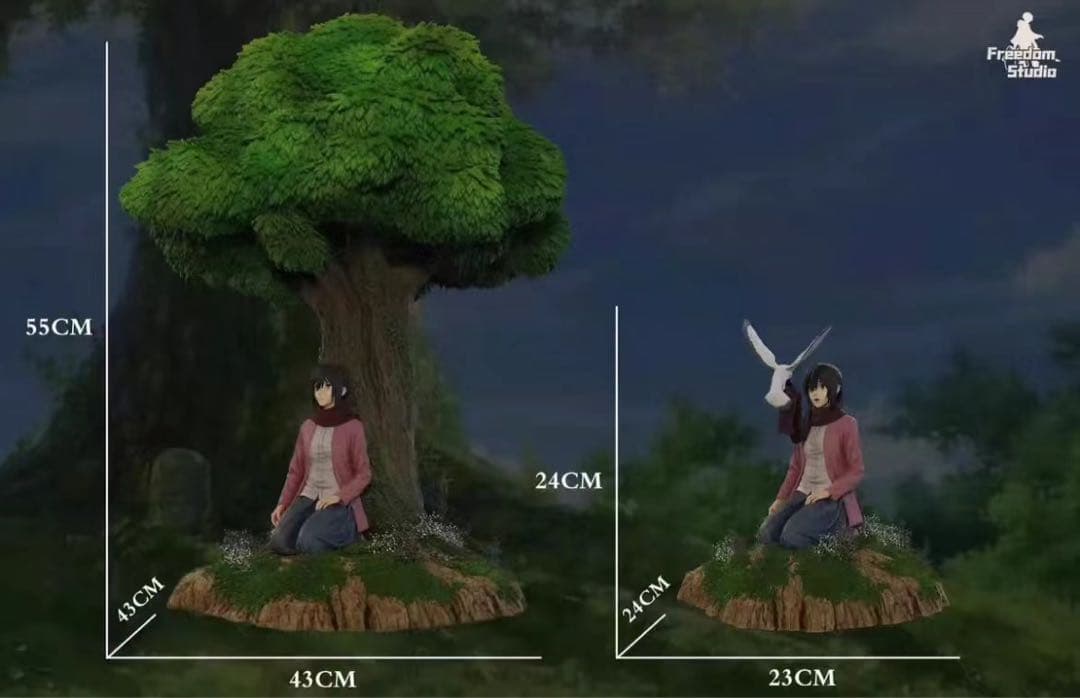 進撃の巨人 ミカサ・アッカーマン ガレージキット ガレキ スタチュー⑨