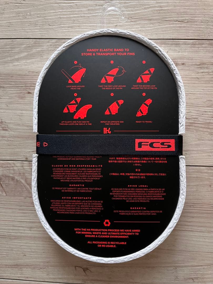 THINK H4 サーフボードフィン Mサイズ