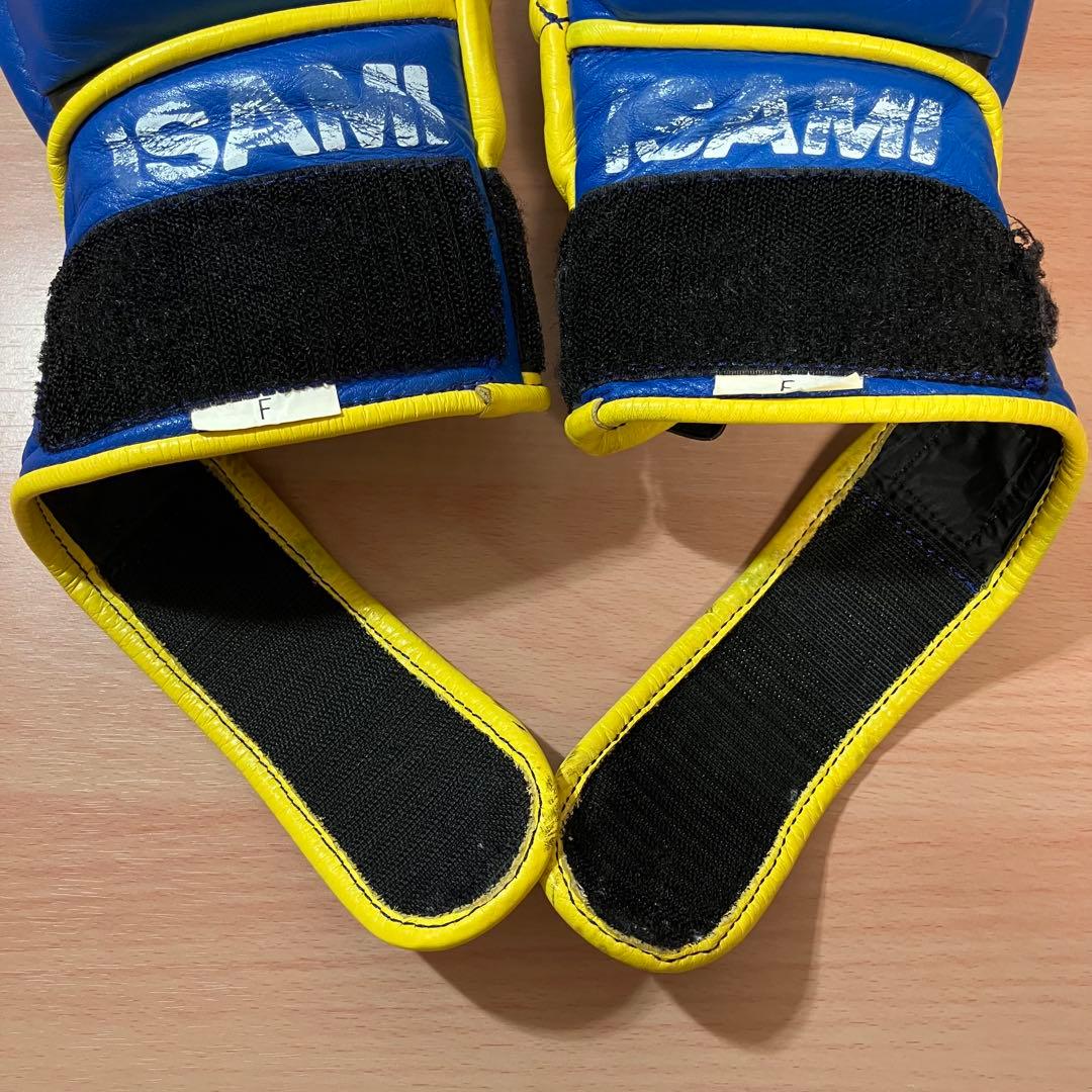 ISAMI イサミ　パウンドグローブ　青×黄　総合格闘技