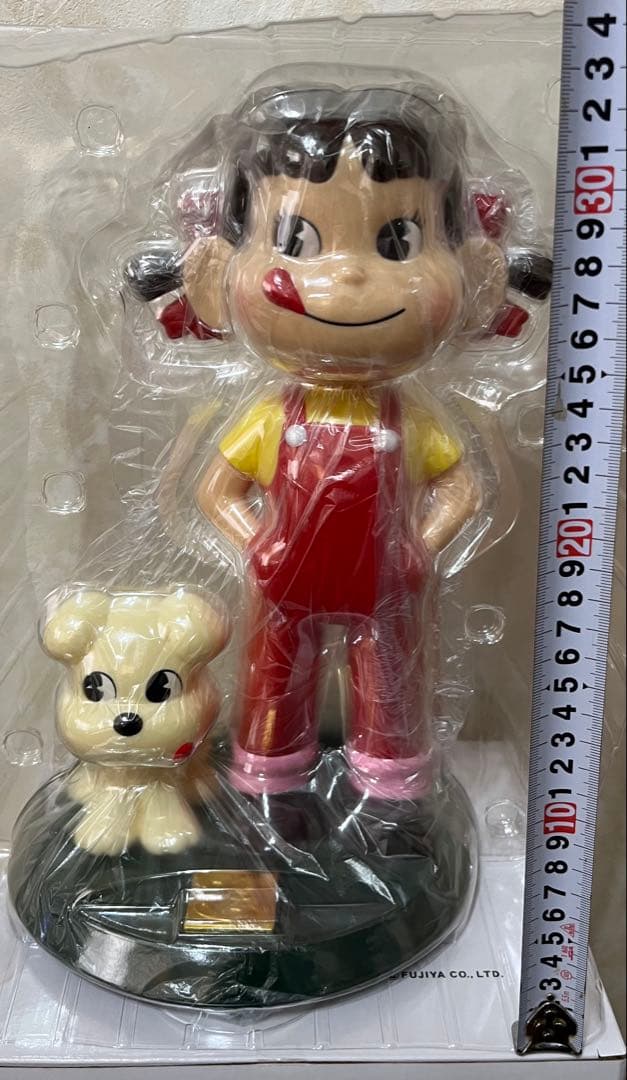 ペコちゃん75周年記念版　首振り人形　ペコちゃん人形