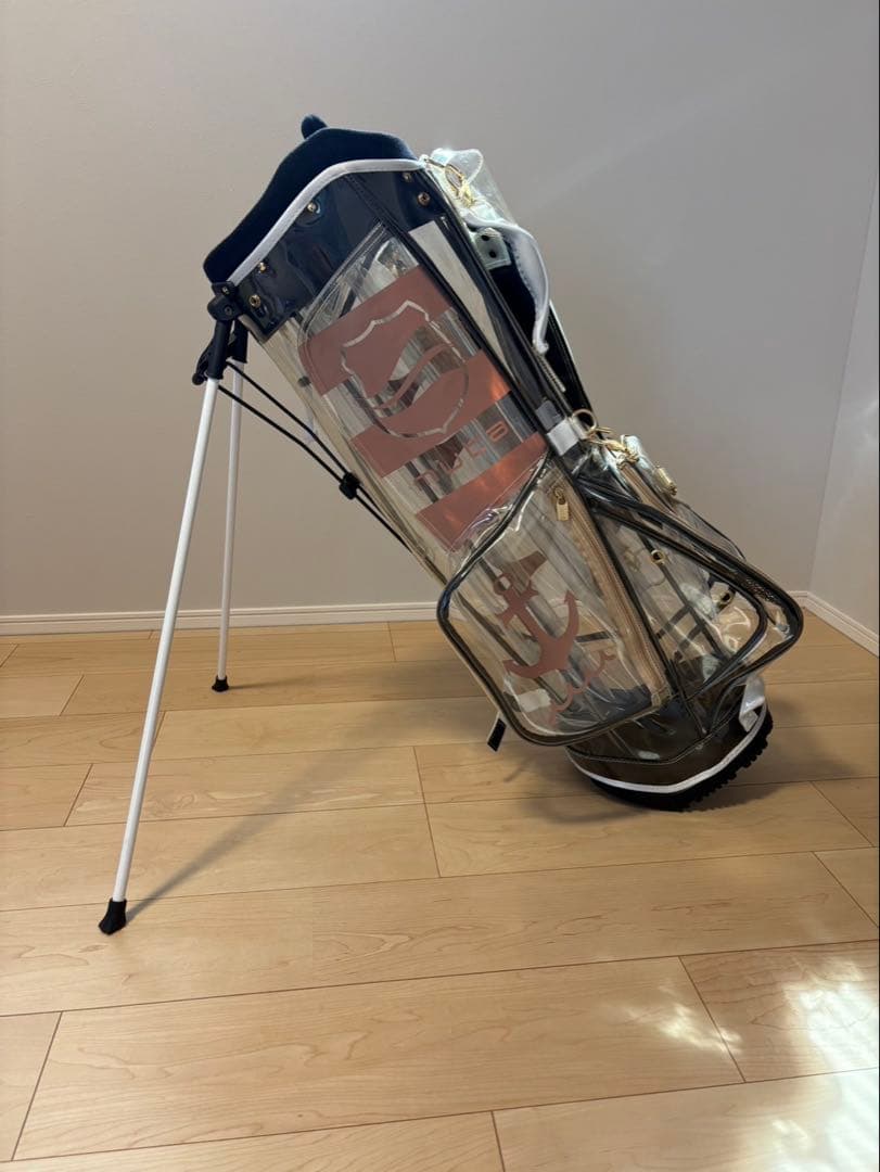 muta ゴルフバッグ・キャディバッグ クリア/ホワイト/ネイビー