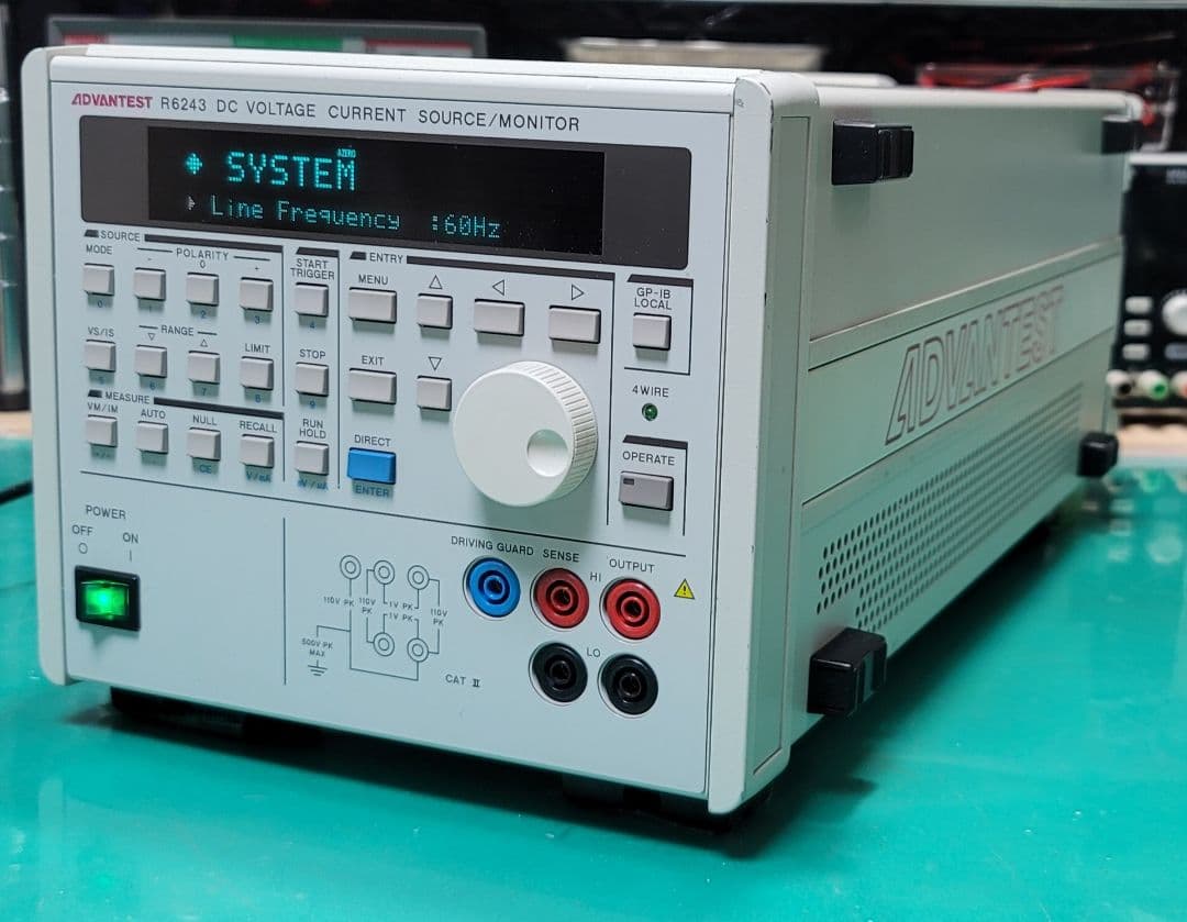 その他 ADVANTEST 6243 DC VOLTAGE/CURRENT SOURCE