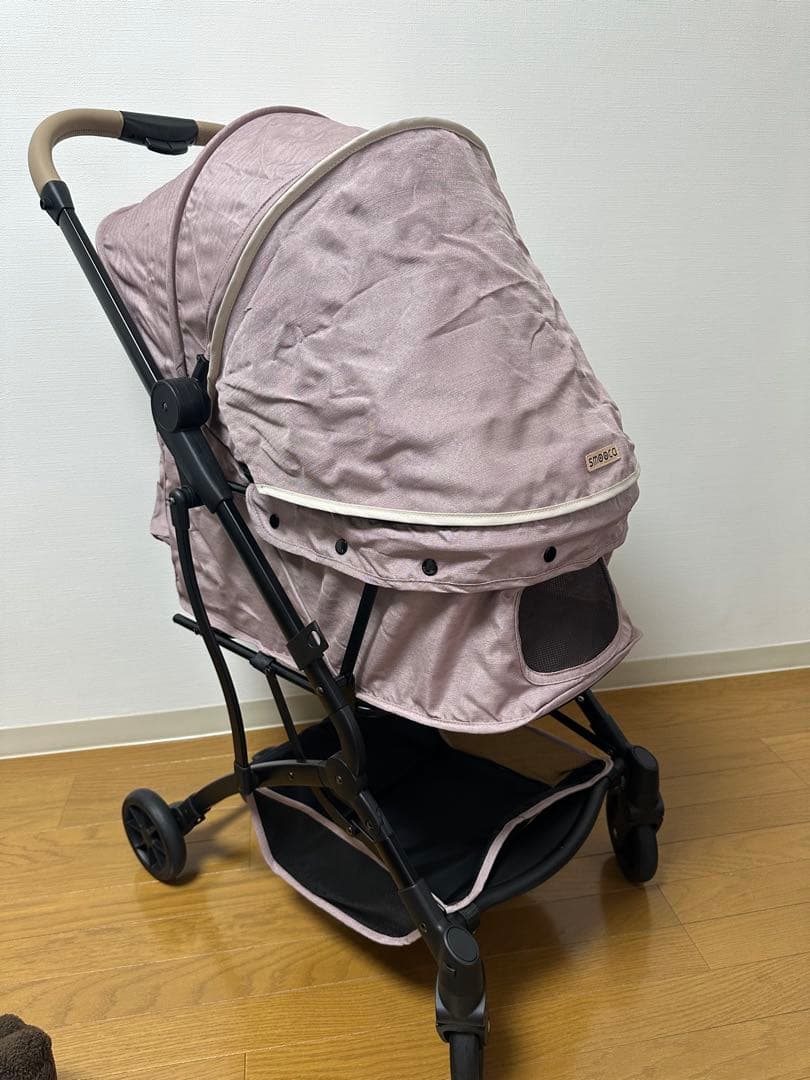 smoocaコンパクトペットカートスモーキーピンク