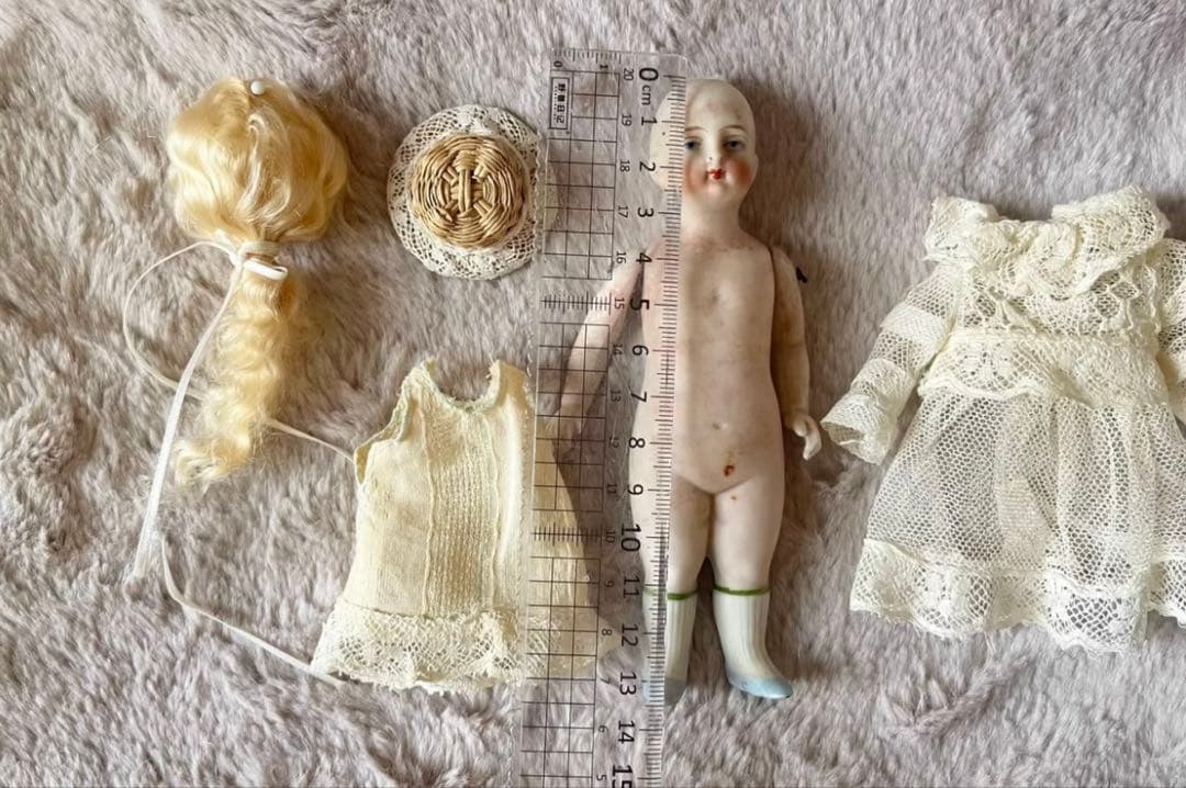 ドイツ　アンティーク　ビスクドール　セット