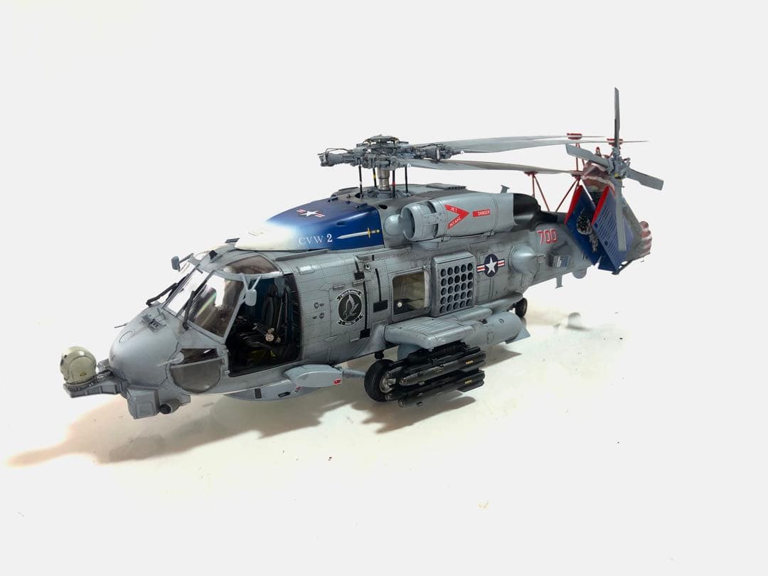 キティホークモデル1/35 MH-60R HSM-78 完成品　改造模型