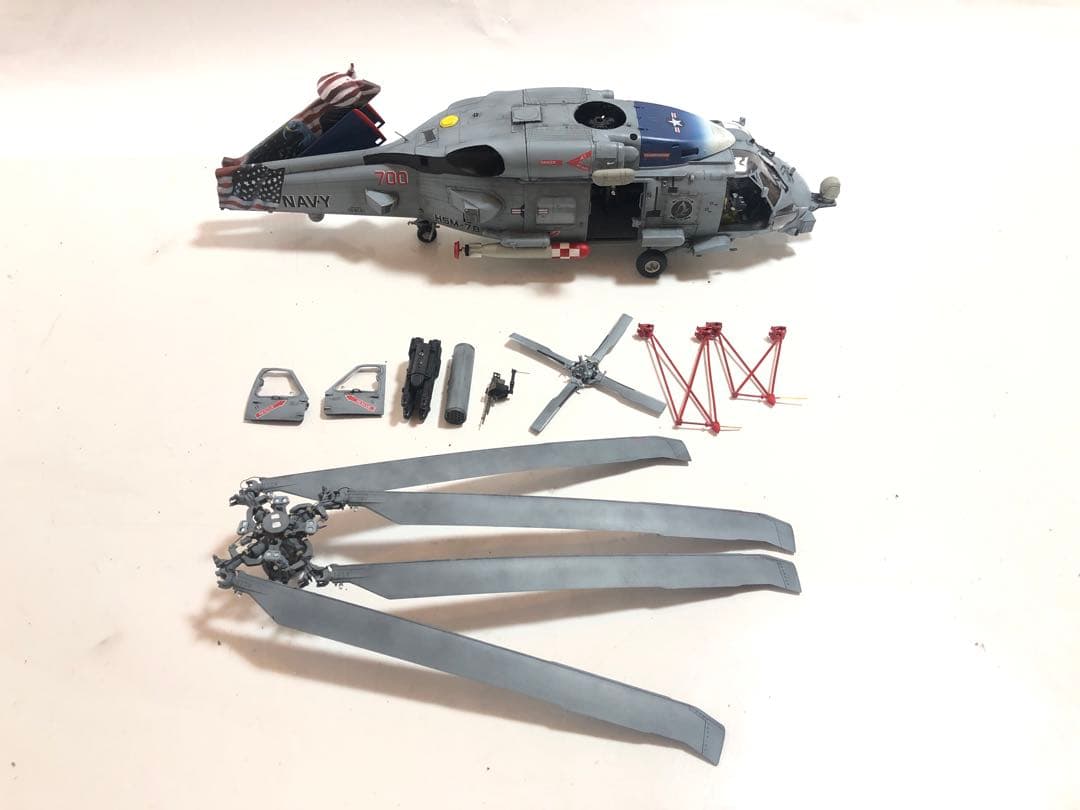 キティホークモデル1/35 MH-60R HSM-78 完成品　改造模型