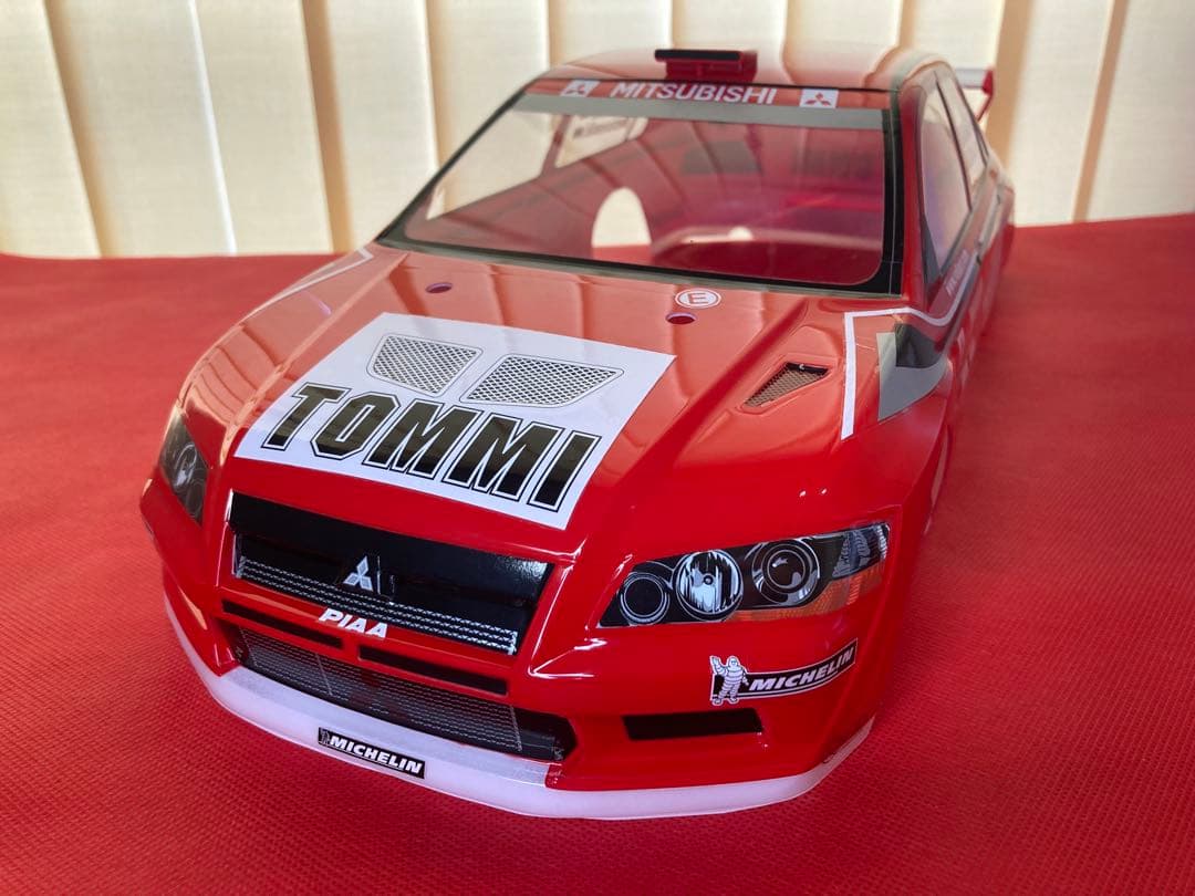 タミヤ　ラジコン　三菱　ランサーエボリューション7 WRC ボディ