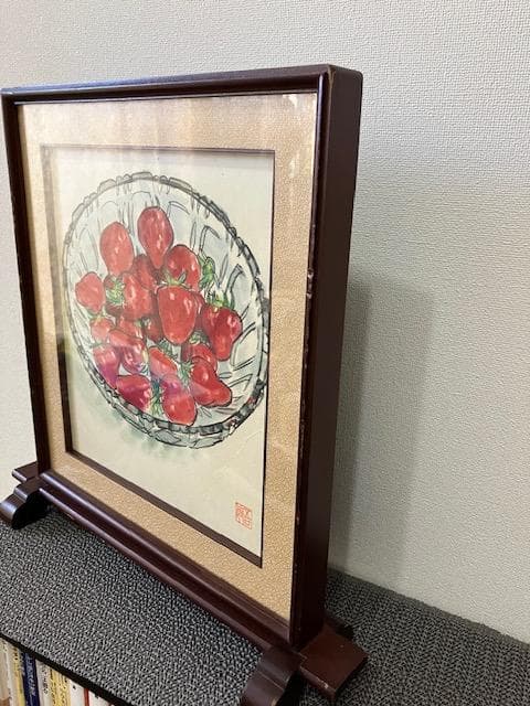 瑞々しい和の趣き　価値ある芸術品　日本水彩画一陽会会員「佐々木五郎」作