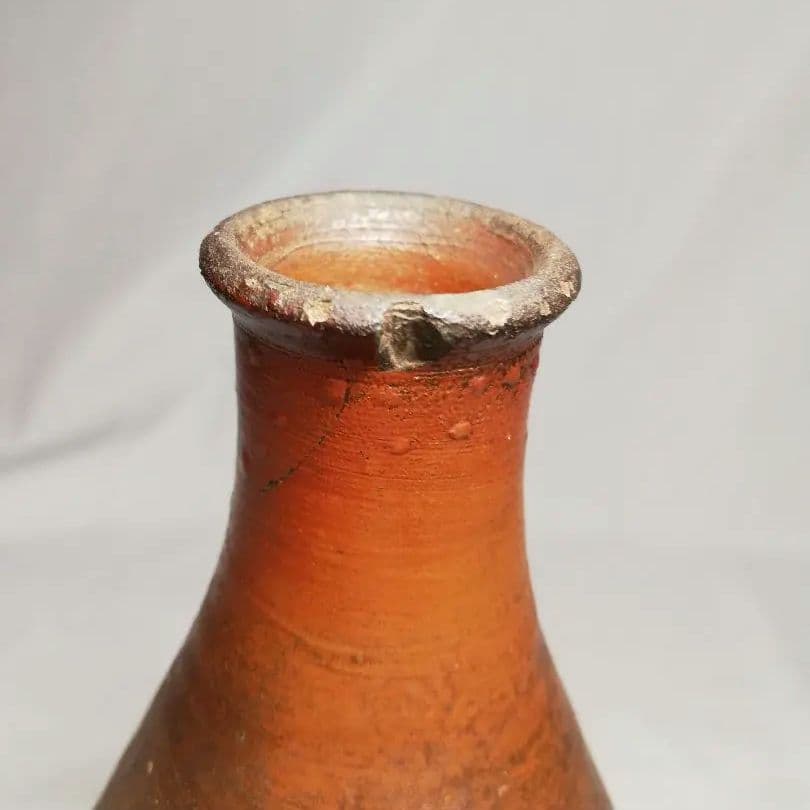 江戸末期 古備前 自詠句彫徳利 森甚治郎 備前焼 酒器 花瓶 とっくり 花器