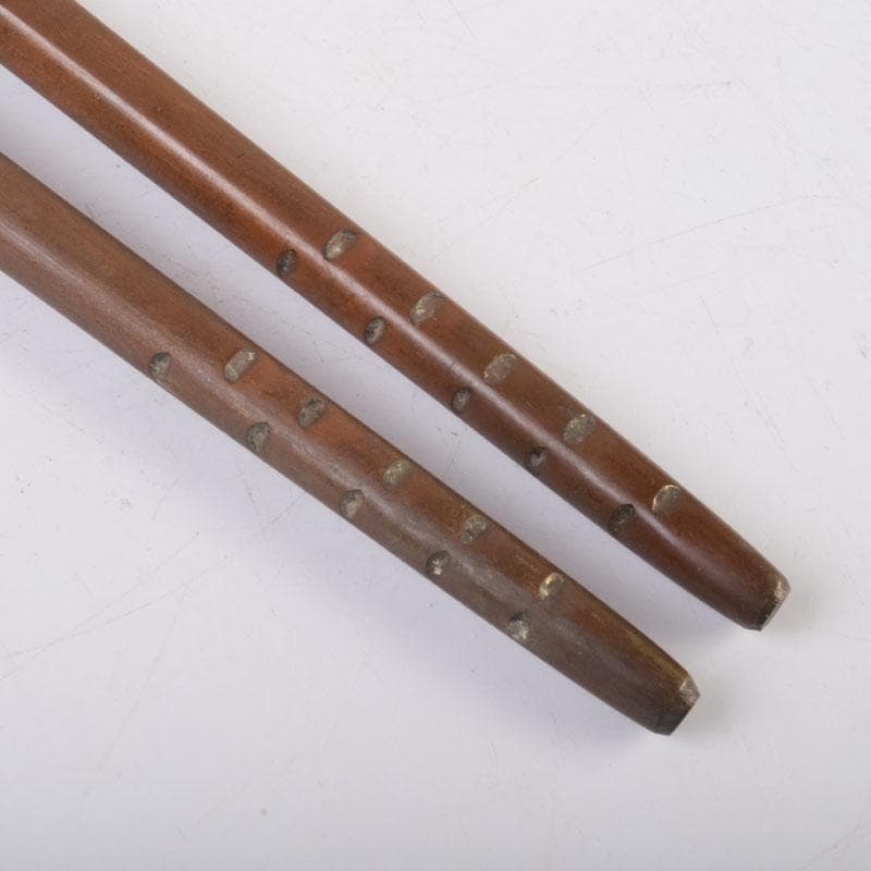 茶道具　銅製　鳥頭炉火箸　箱付　V　8684