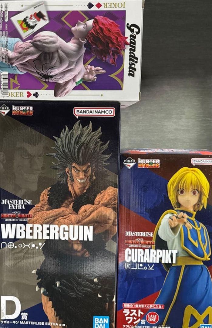 一番くじ　HUNTER×HUNTER　ラストワン賞　クラピカ　ウヴォーギン　他