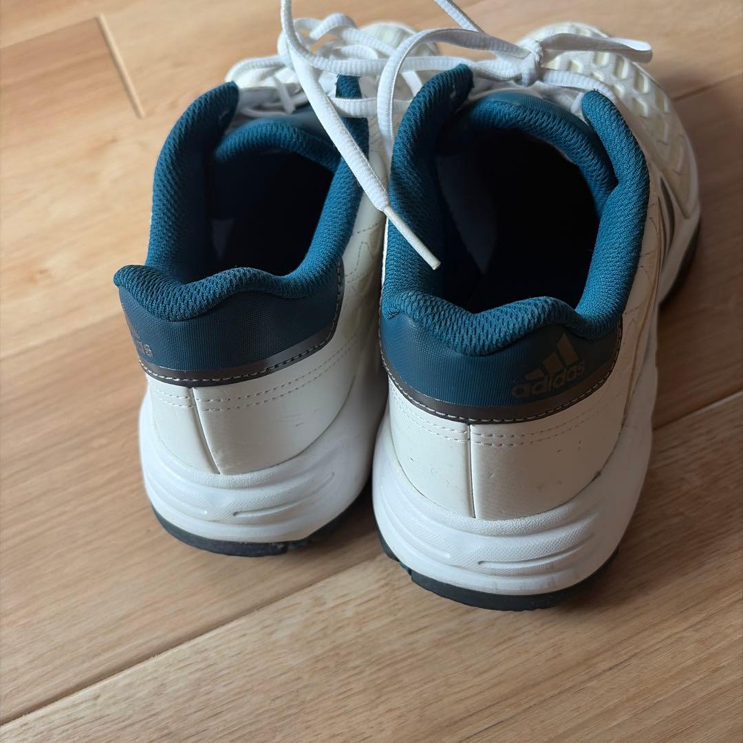 adidas テニスシューズ ADIPRENE➕　ホワイト/ダークグリーン