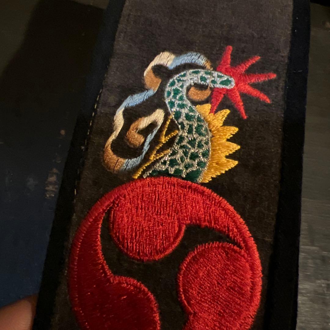 60年代　70年代　　スーベニア　沖縄　龍刺繍　三味線