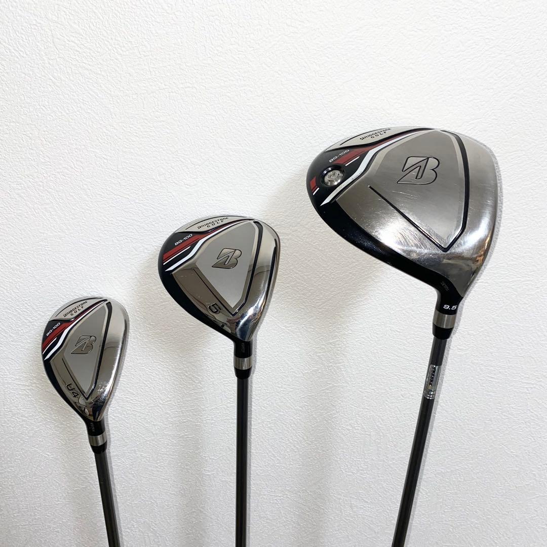 お得ブリヂストンBG-100メンズ用ゴルフクラブフルセット初心者キャディバッグ付
