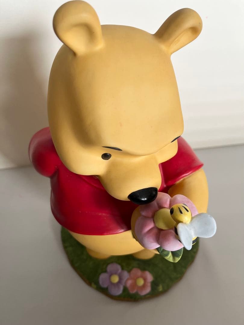 【くまのプーさん】加藤工芸　陶器　置き物　ガーデンスタチュー　希少