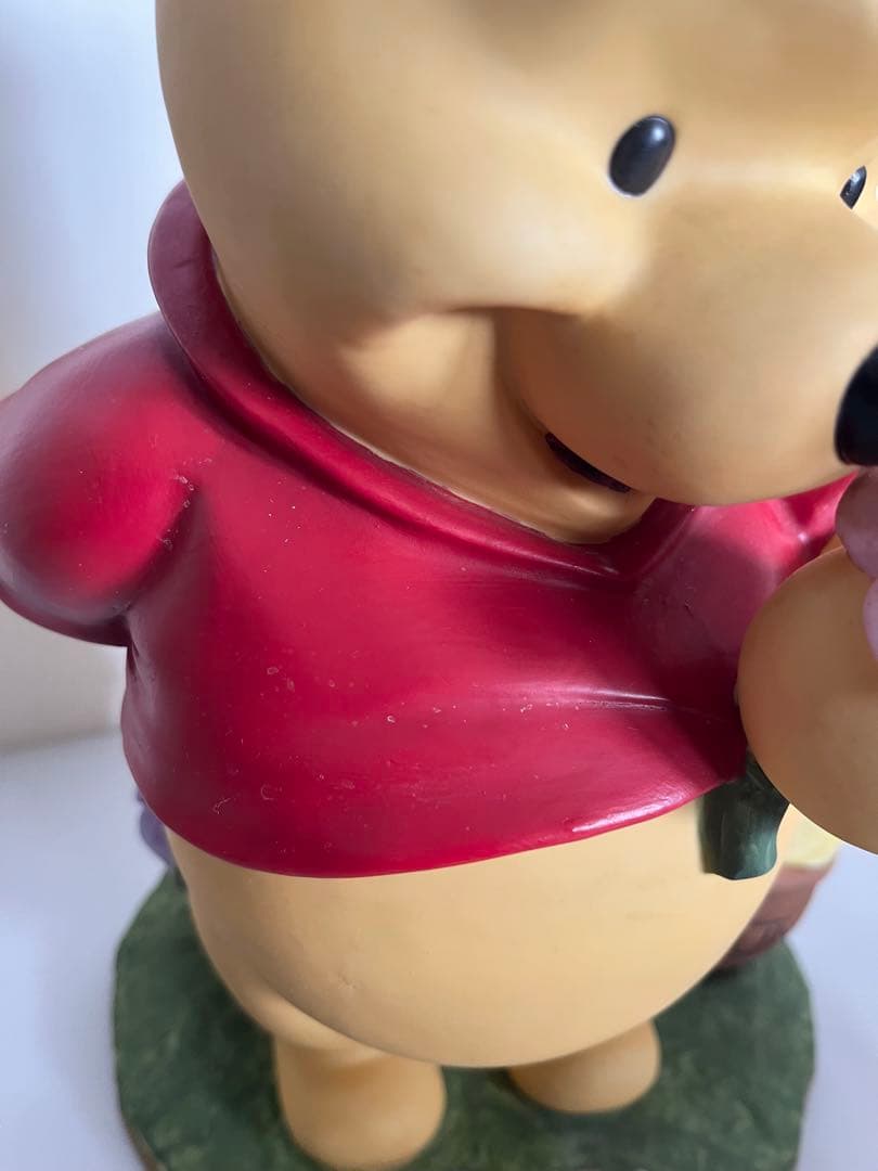 【くまのプーさん】加藤工芸　陶器　置き物　ガーデンスタチュー　希少