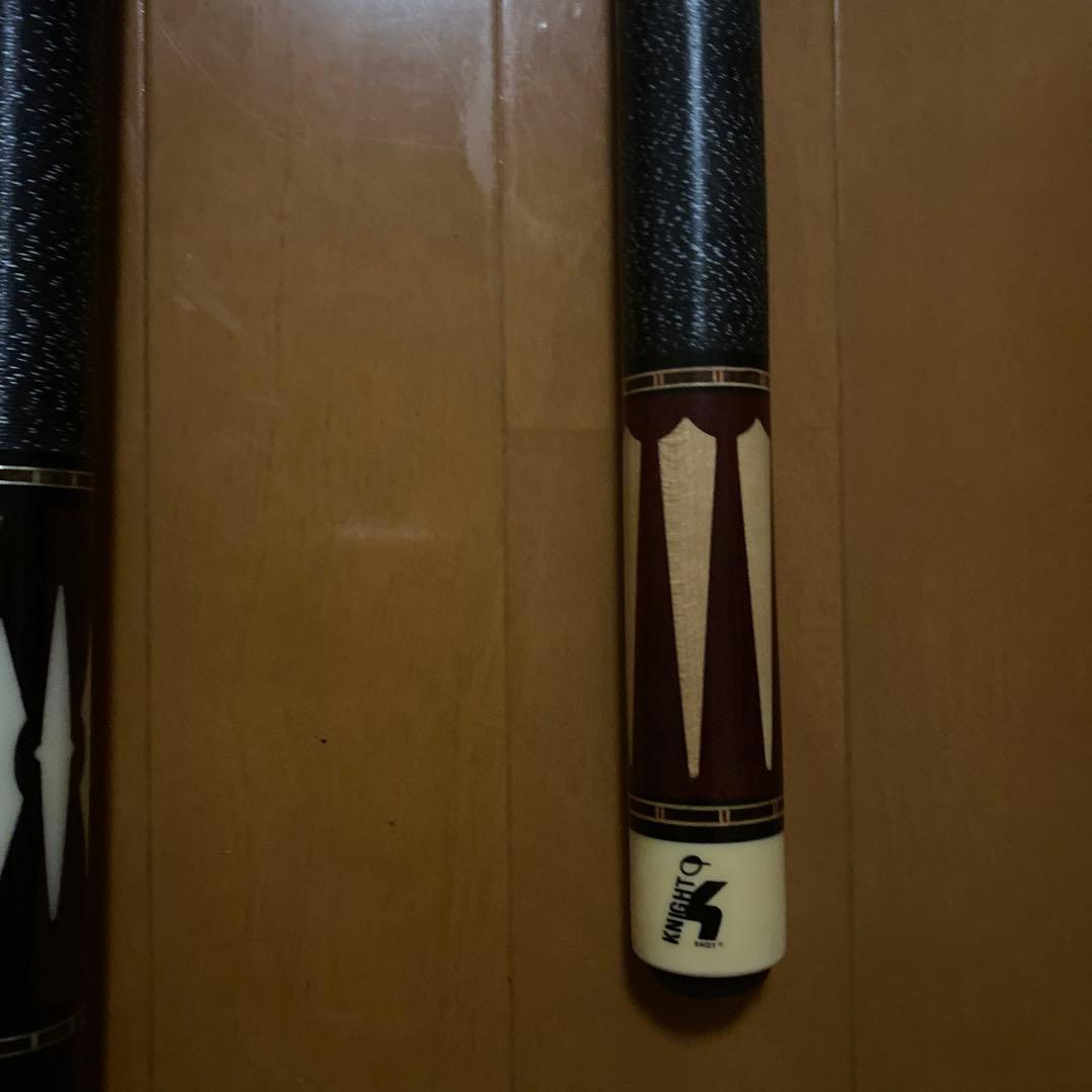 ケース付きビリヤードキュー2本セット