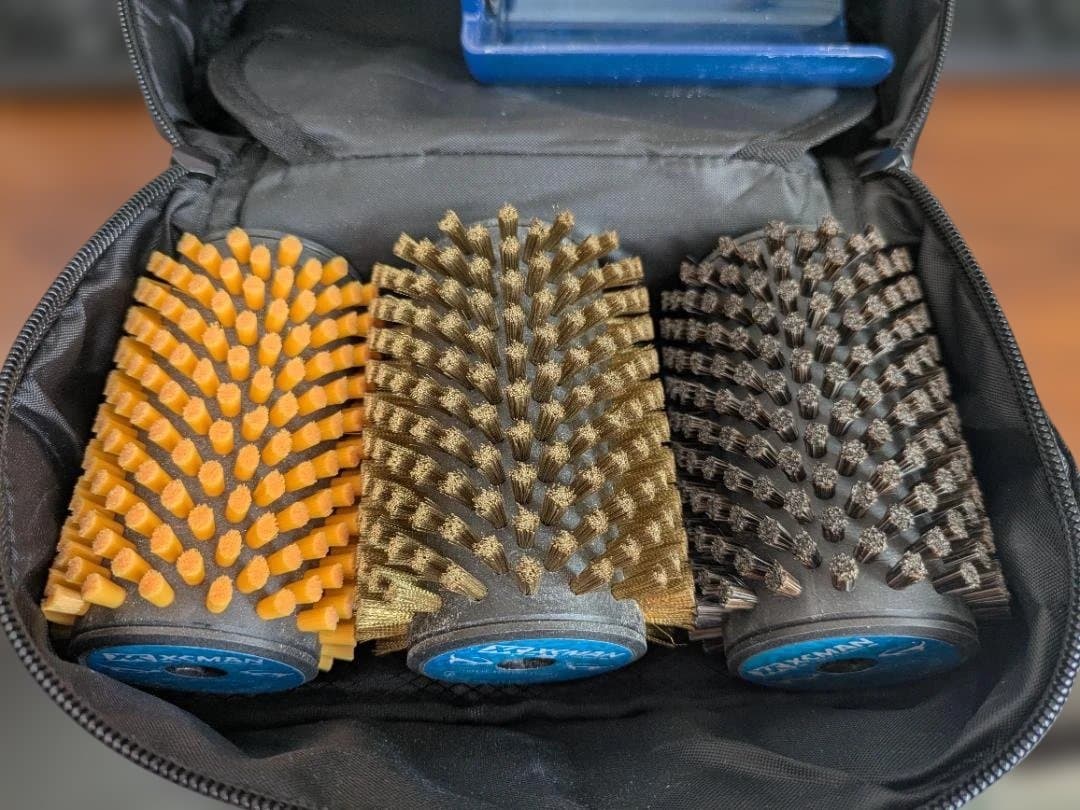 値下XCMANロータリーブラシ 六角シャフト100mm ブラシセット 電動ブラシ