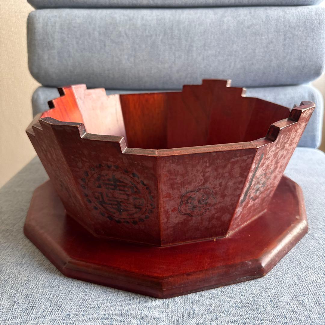 稀少品　朝鮮美術 李朝 煎茶盆 茶壺 李朝膳 中国茶 茶盤　羅州盤 小盤 ソバン