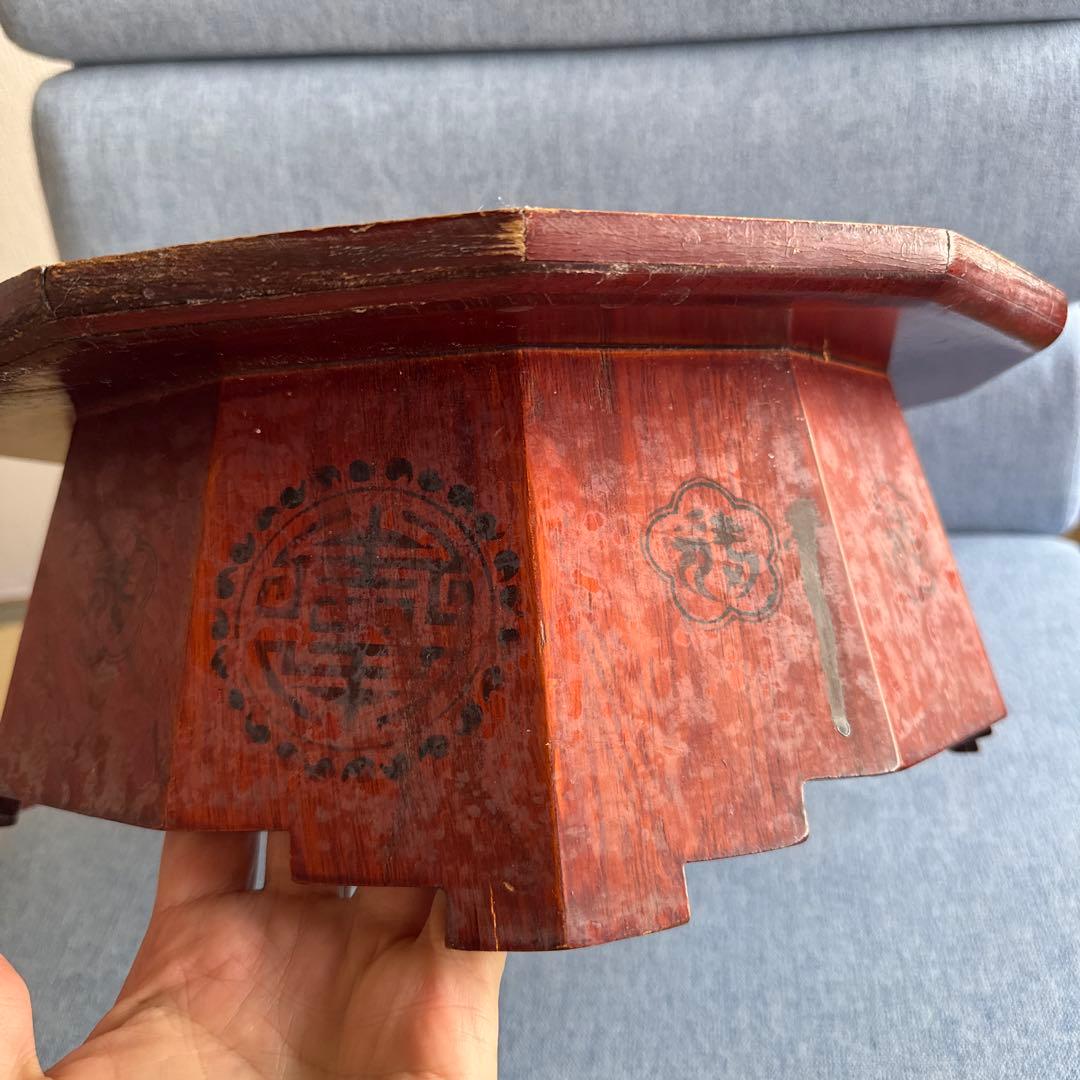 稀少品　朝鮮美術 李朝 煎茶盆 茶壺 李朝膳 中国茶 茶盤　羅州盤 小盤 ソバン