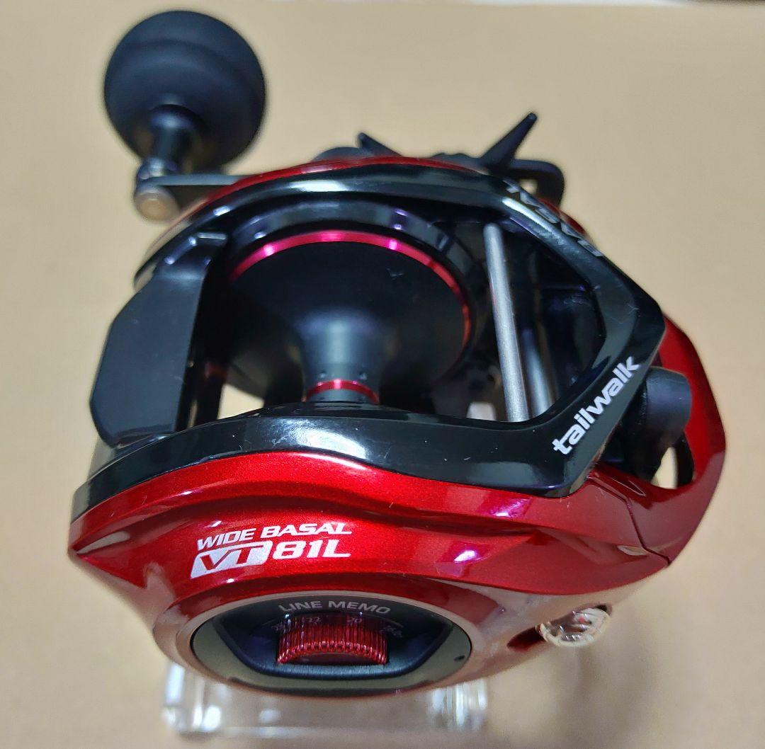 tailwalk Wide Basal VT-81L ベイトリール レッド