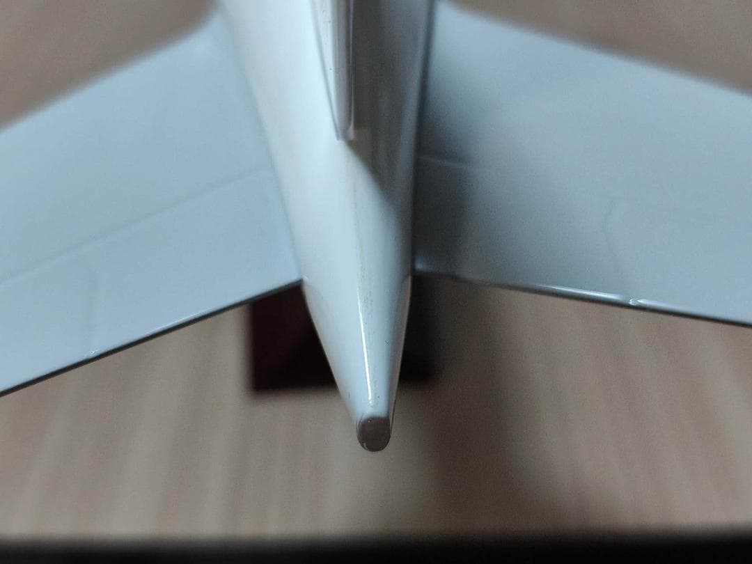 中古品　飛行機模型　エールフランス　エアバス A380　スタンド付き※箱汚れあり