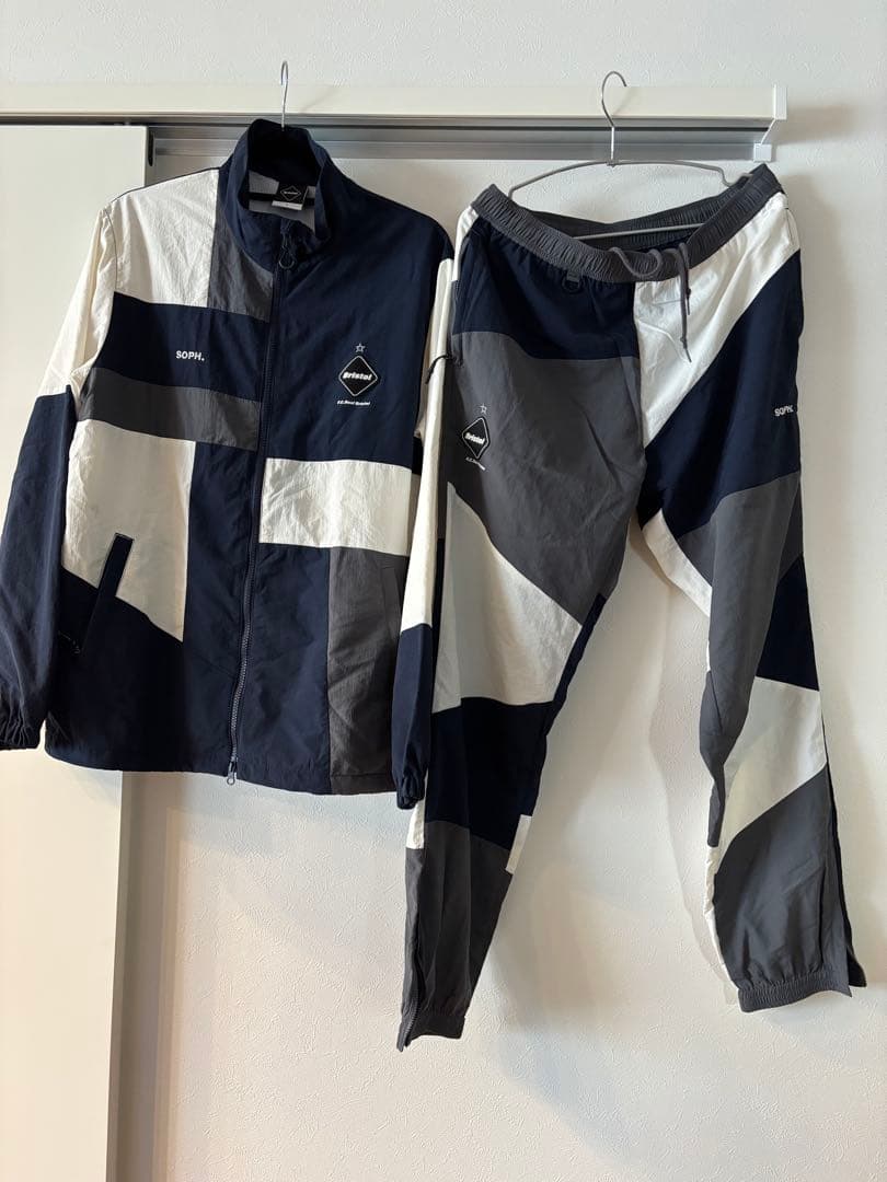 FCRB パッチワークナイロンジャケットパンツ　上下セット