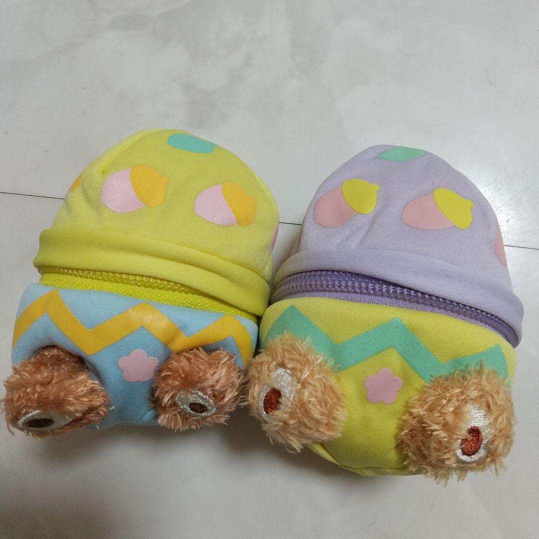 ディズニー　チップ　デール　イースター　卵　ぬいぐるみバッジ　ぬいば　セット