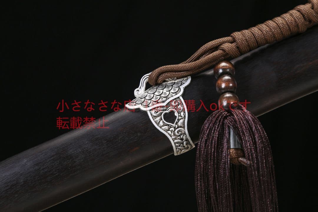 銀竜環首八面剣高マンガン鋼 唐剣  模造刀·模擬刀  居合刀