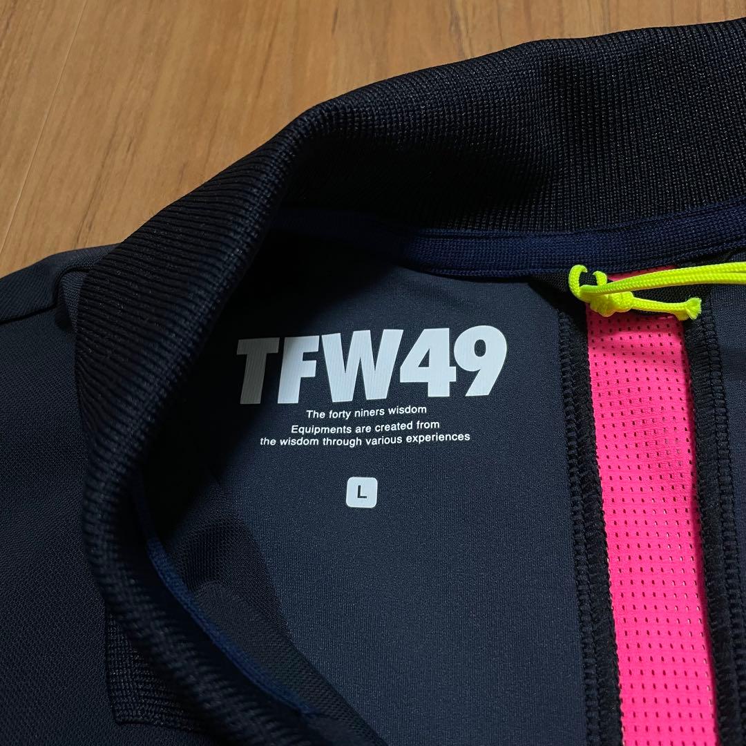 定価3.6万　新品未使用　TFW49 ポロシャツ　ネイビー　L ゴルフ