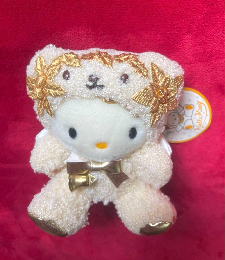 レア·新品☆キティ オスワリヌイグルミ 天使ベア ぬいぐるみ マスコット
