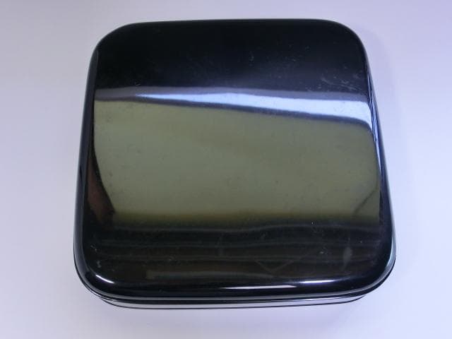 盆■万寿盆 桐紋 漆器 黒塗り 広蓋 祝儀盆 萬寿盆 共箱 骨董品 古道具■