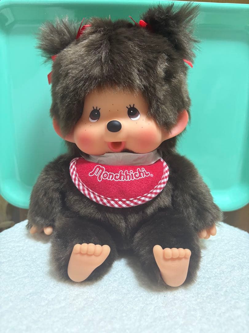モンチッチ プレミアムスタンダード M お座り 女の子 ツインテール