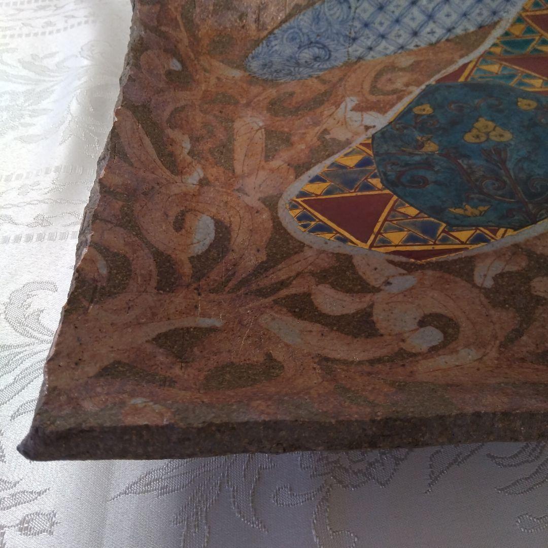 九谷焼 山本長左 飾皿 角皿 工芸品