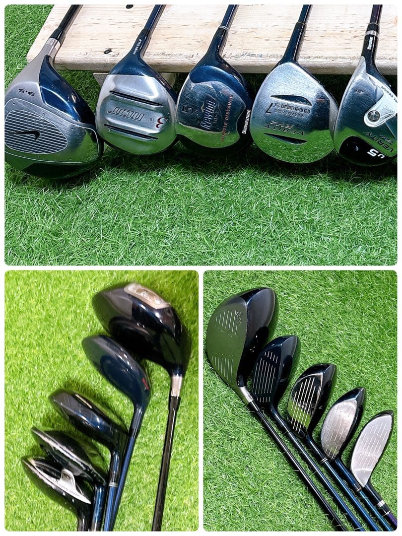 L12.バック美品　ナイキ　ゴルフクラブ　メンズセット　右利き　14本　初心者