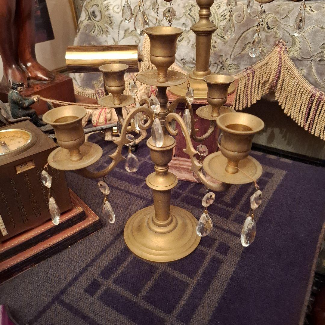 No.仏蘭西館 西洋アンティーク　燭台　シャンデリア　骨董品