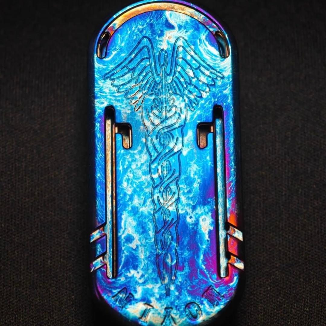 「ZDEDC正規品未開封」最強の音叉！チタン製 フィジェットトイ ハンドスピナー