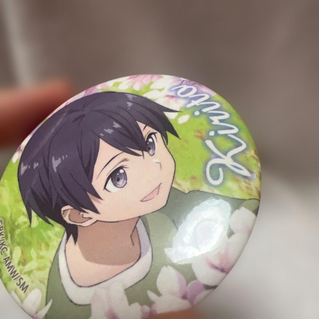 ソードアート・オンライン オーディナルスケール キリト アスナ 缶バッジ