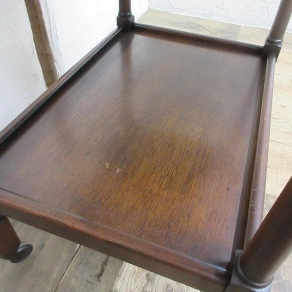 訳あり イギリス アンティーク 家具 キッチンワゴン トロリー 英国 6892d