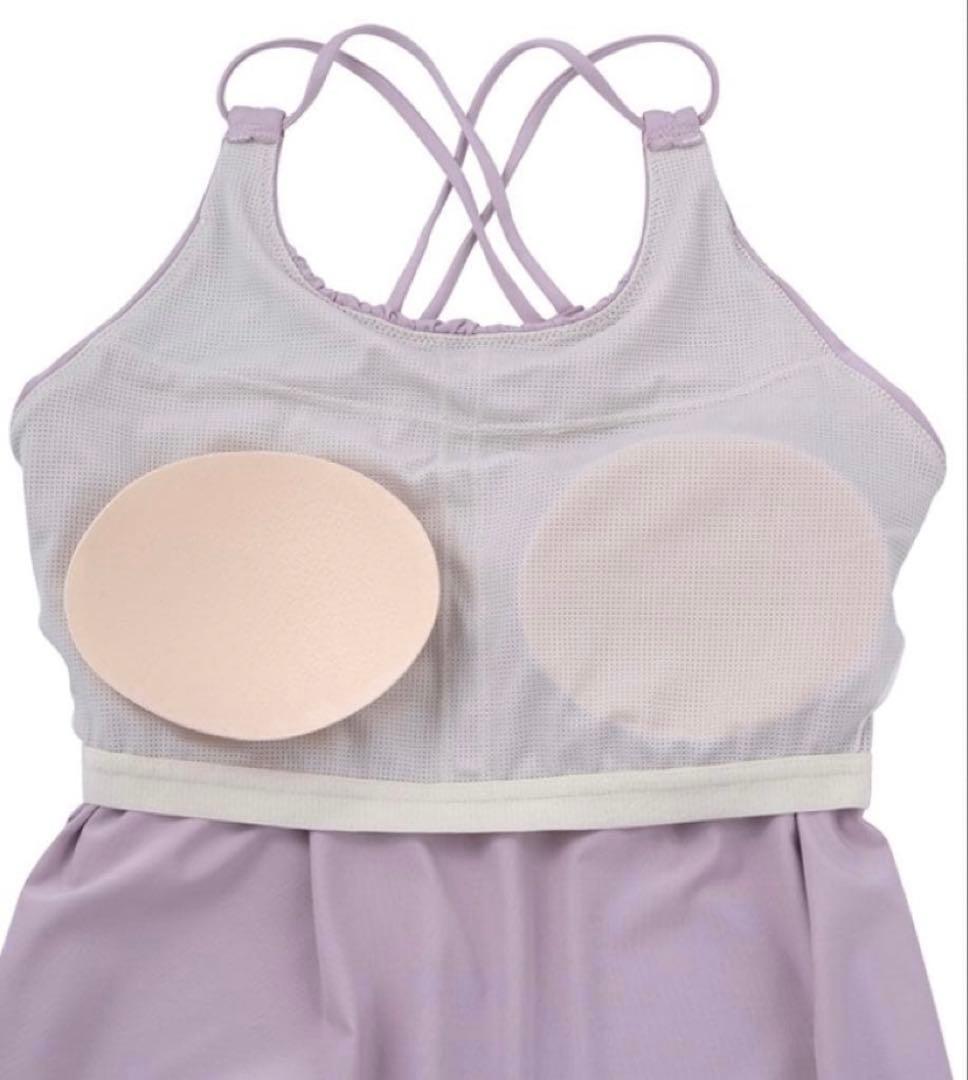 【SUKALA】フロントギャザークロスキャミソール　サンドベージュ　L