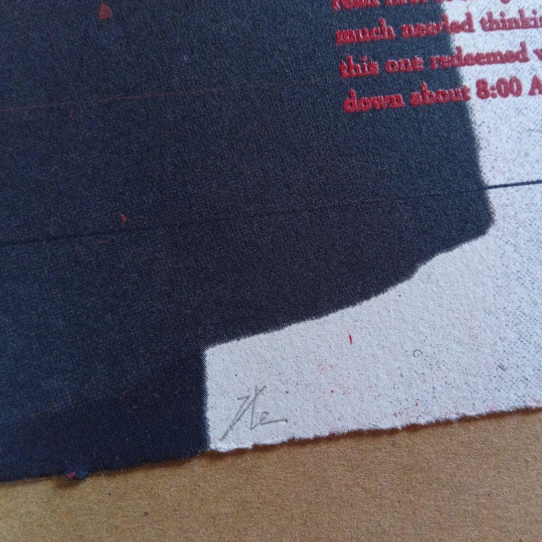 北川健次　版画　銅版画　サイン