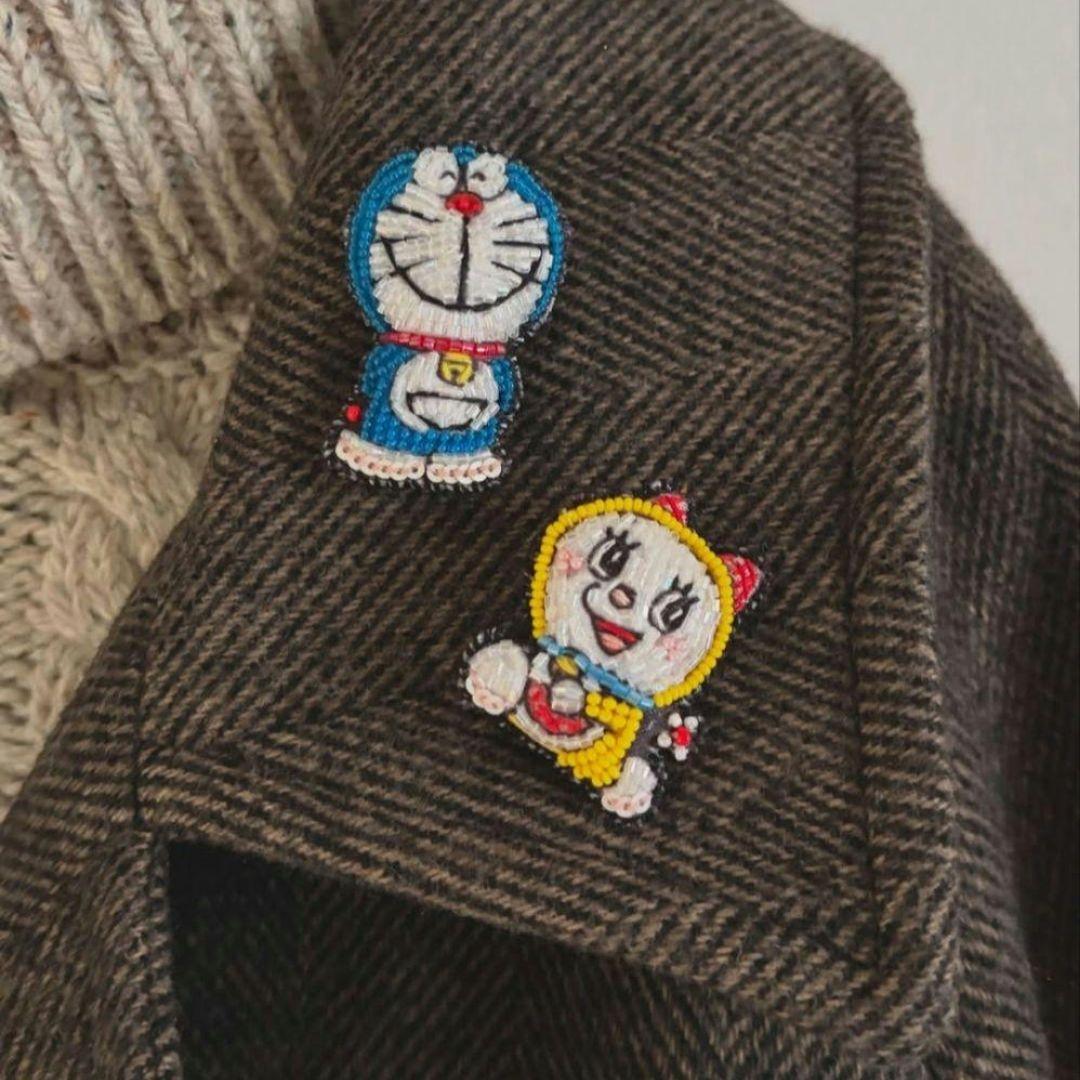 ドラえもん 刺繍ブローチ 藤子不二雄ミュージアム tamaoworld