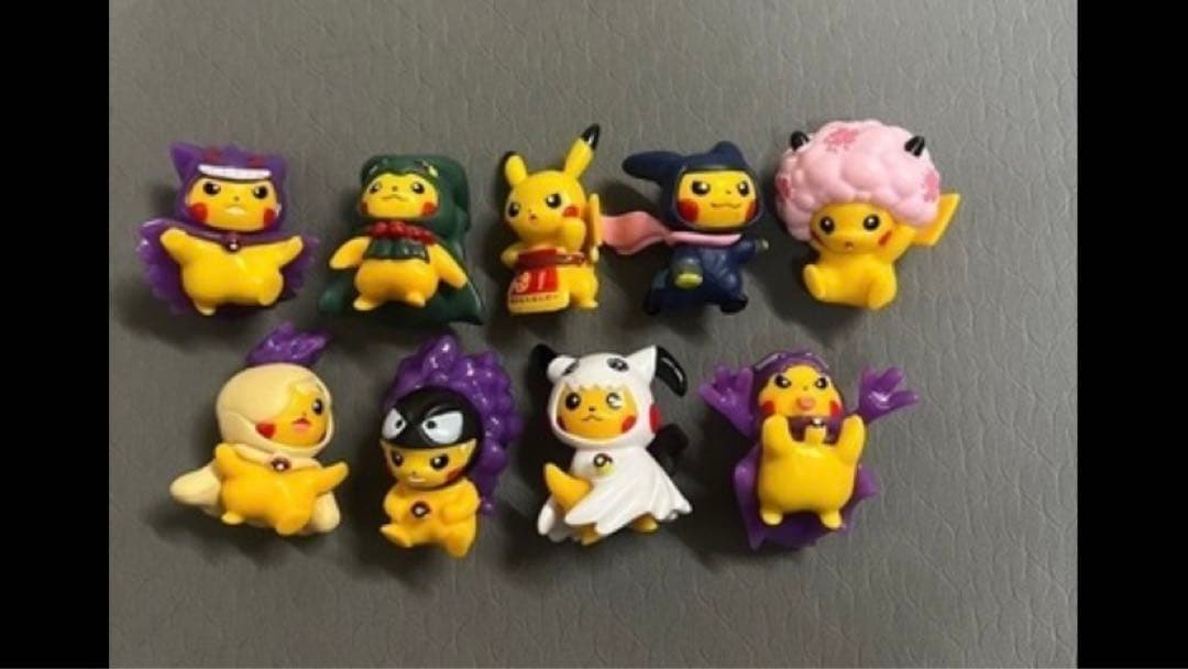 なりきりピカチュウフィギュア9体セット 約5cmポケモン