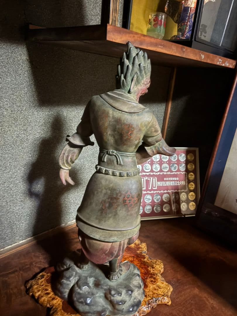 伐折羅像 銅像 薬師寺 骨董品