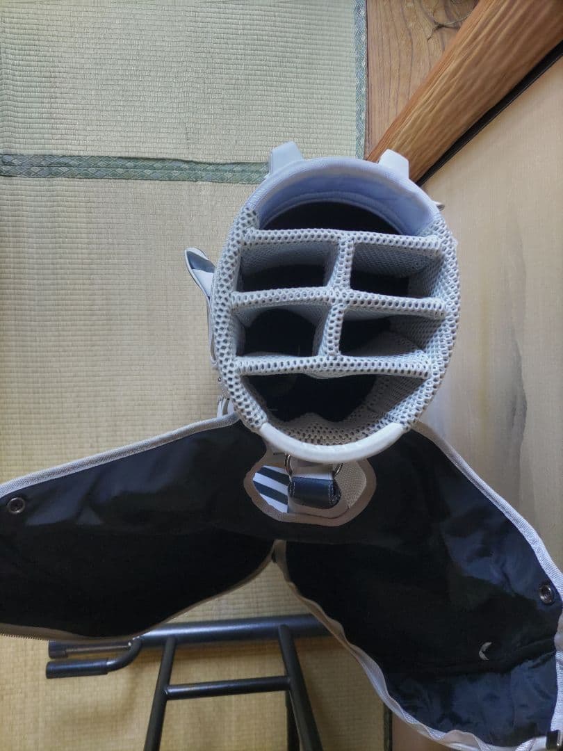 PEARLY GATES ストライプキャディバッグ