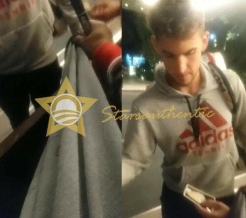 直筆サイン入りユニフォーム ドミニク・ティエム プロテニス選手SA鑑定済