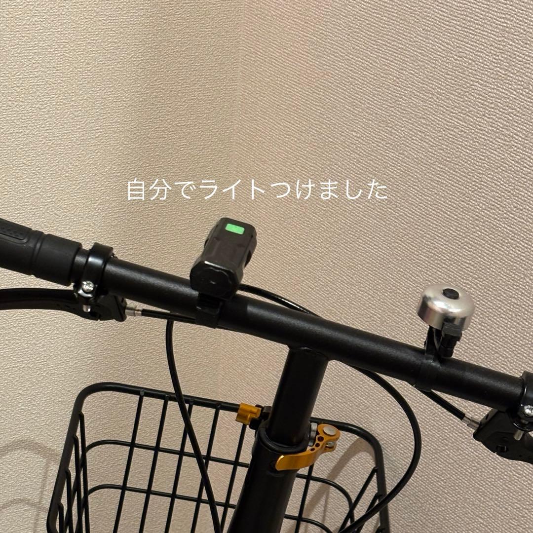 JIEBEIER 折りたたみ自転車 ホワイト