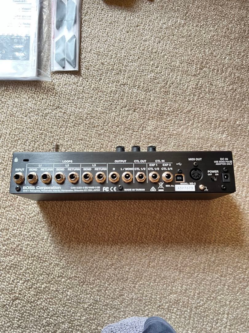 【ほぼ新品】BOSS MS-3 付属品完備